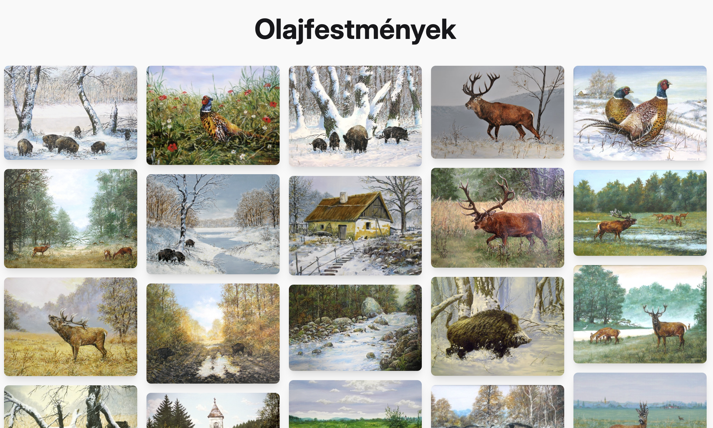 Artist portfolio